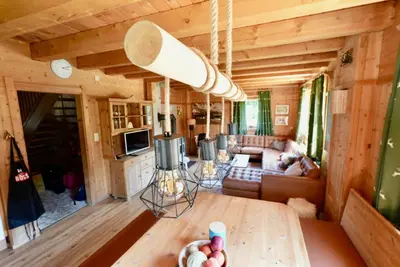 Küche/Küchenzeile in der Unterkunft NATURAMA Alpenchalet Zillertal