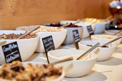 Essen im Hotel oder in der Nähe