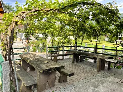 Ein Garten an der Unterkunft Hitscherhof - Abart