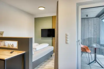 TV/Unterhaltungsangebot in der Unterkunft Sattler Living Apartments