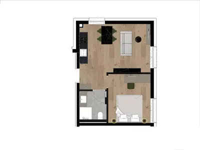 Grundriss der Unterkunft Stylish apartment in Kirchberg in Tirol