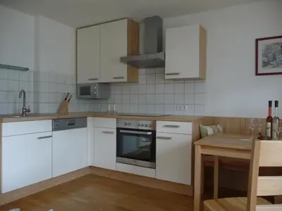 Küche/Küchenzeile in der Unterkunft Apartment Kreidl