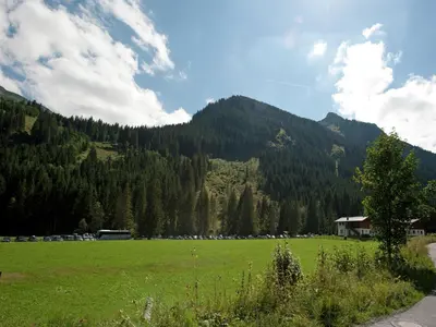 Naturlandschaft in der Nähe des Chalets