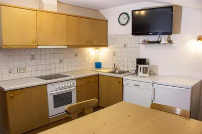 Küche/Küchenzeile in der Unterkunft Haus Elisabeth