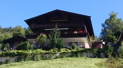 Das Gebäude in dem sich die Ferienwohnung befindet