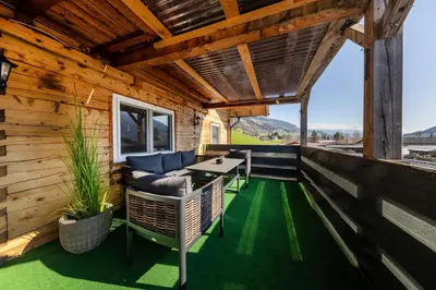 Ein Balkon oder eine Terrasse in der Unterkunft MaLa 1