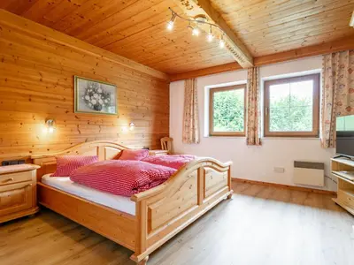Ein Bett oder Betten in einem Zimmer der Unterkunft Almruhe Alpbach