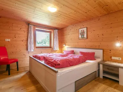 Ein Bett oder Betten in einem Zimmer der Unterkunft Am Bauernhof Top 1