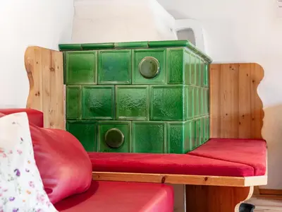 Ein Sitzbereich in der Unterkunft Am Bauernhof Top 2