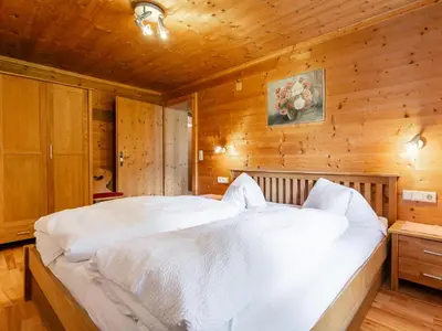 Ein Bett oder Betten in einem Zimmer der Unterkunft Am Bauernhof Top 2