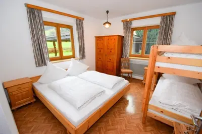 Ein Bett oder Betten in einem Zimmer der Unterkunft Appartement Aschau