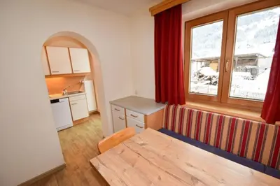 Küche/Küchenzeile in der Unterkunft Appartement Ziller