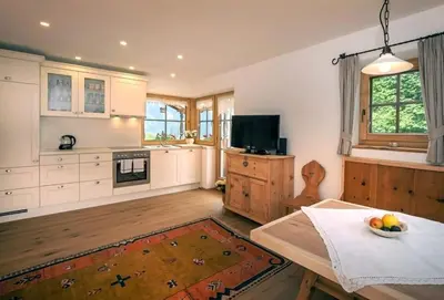 Küche/Küchenzeile in der Unterkunft Bergchalet Klausner Kuschelsuite