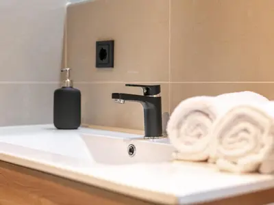 Ein Badezimmer in der Unterkunft Appartement Dörler