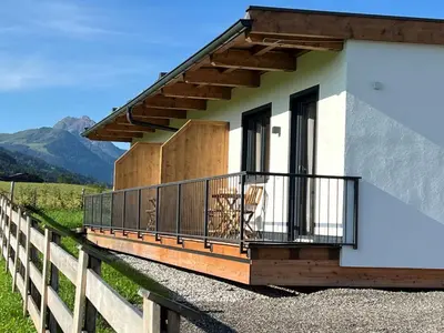 Ein allgemeiner Bergblick oder ein Berglick von der Ferienwohnung aus