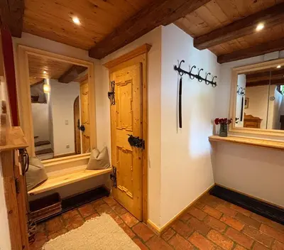 Ein Badezimmer in der Unterkunft Residenz am Oberaigenweg