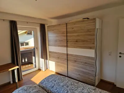 Ein Bett oder Betten in einem Zimmer der Unterkunft Ferienwohnung Lackner