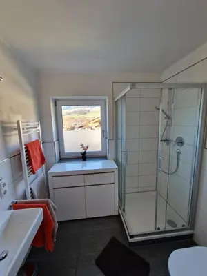 Ein Badezimmer in der Unterkunft Ferienwohnung Lackner