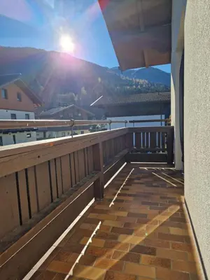 Ein allgemeiner Bergblick oder ein Berglick von der Ferienwohnung aus