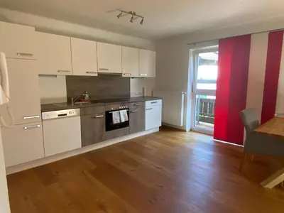 Küche/Küchenzeile in der Unterkunft Ferienwohnung Lackner