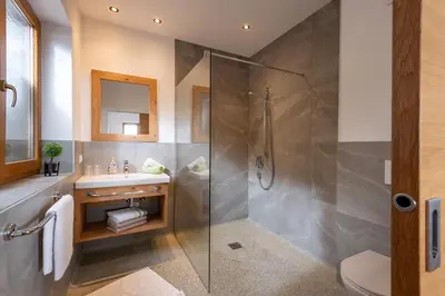 Ein Badezimmer in der Unterkunft Zur Schönsten Aussicht