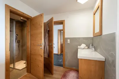 Ein Badezimmer in der Unterkunft Zur Schönsten Aussicht