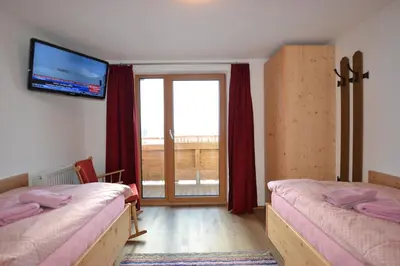 Ein Bett oder Betten in einem Zimmer der Unterkunft Ferienhaus Rieder