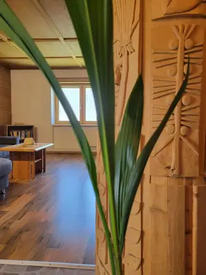 Ein Sitzbereich in der Unterkunft Geräumiges Apartment in Kufstein mit Parkplatz