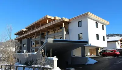Das Gebäude in dem sich die Ferienwohnung befindet