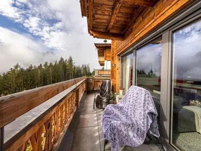 Ein Balkon oder eine Terrasse in der Unterkunft Nationalpark Chalet Hohe Warte