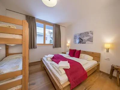 Ein Bett oder Betten in einem Zimmer der Unterkunft Apartment in Neukirchen near Ski Lift