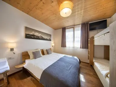 Ein Bett oder Betten in einem Zimmer der Unterkunft Apartment in Neukirchen near Ski Lift