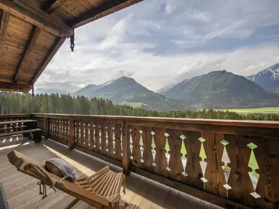 Naturlandschaft in der Nähe des Chalets