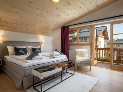 Ein Bett oder Betten in einem Zimmer der Unterkunft Luxury Central Kirchberg