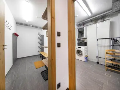 Küche/Küchenzeile in der Unterkunft Alpine Chalet with Sauna and Balcony