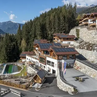 Alpine Chalet with Sauna and Balcony