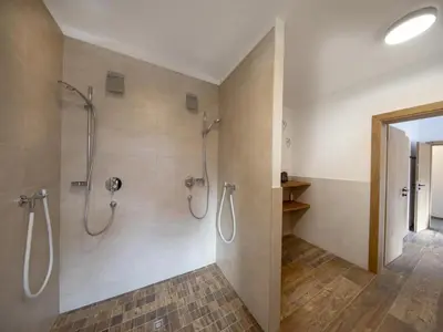 Ein Badezimmer in der Unterkunft Luxury Chalet with Views and Sauna