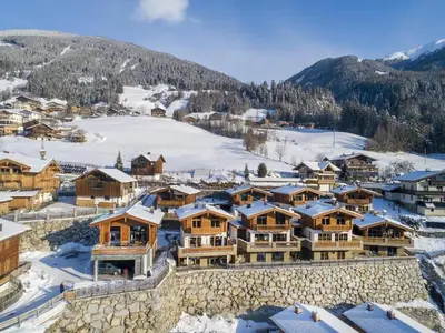 Naturlandschaft in der Nähe des Chalets