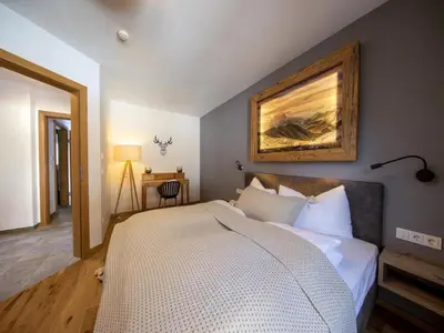 Ein Bett oder Betten in einem Zimmer der Unterkunft Chalet near Slopes, Sleeps 6