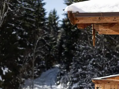 Chalet near Ski Lift with Garden im Winter
