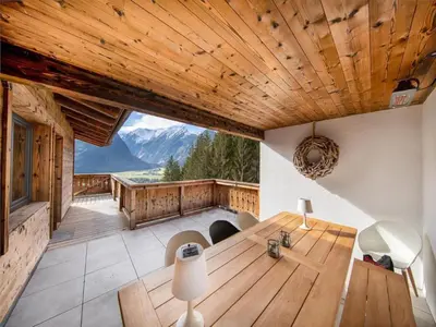 Naturlandschaft in der Nähe des Chalets