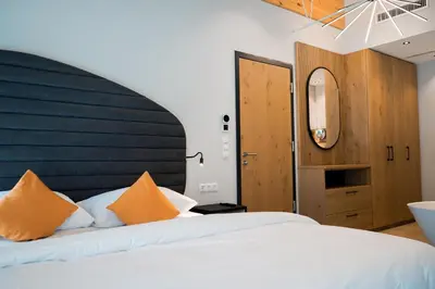 Ein Bett oder Betten in einem Zimmer der Unterkunft Peak Stay Wildschönau