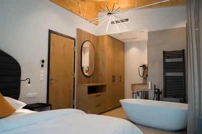 Ein Bett oder Betten in einem Zimmer der Unterkunft Peak Stay Wildschönau