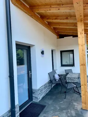 Ein Balkon oder eine Terrasse in der Unterkunft Apart Anton