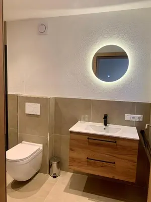Ein Badezimmer in der Unterkunft Apart Anton