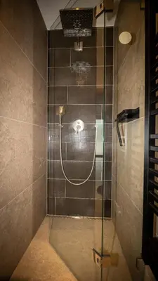 Ein Badezimmer in der Unterkunft Wohnen im Krafttal Kelchsau