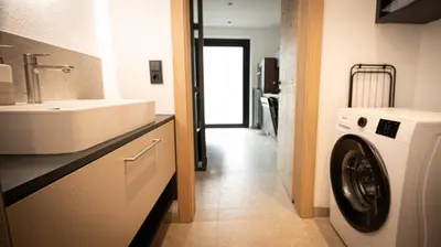 Küche/Küchenzeile in der Unterkunft Wohnen im Krafttal Kelchsau