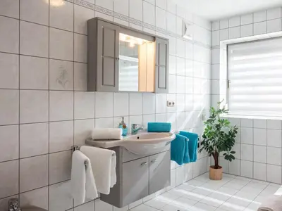 Ein Badezimmer in der Unterkunft Mountain View Apartment