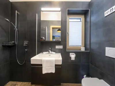 Ein Badezimmer in der Unterkunft Nationalpark Chalet Dreiherrenspitze