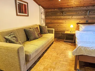 Ein Bett oder Betten in einem Zimmer der Unterkunft Apartment Waddington by Interhome
